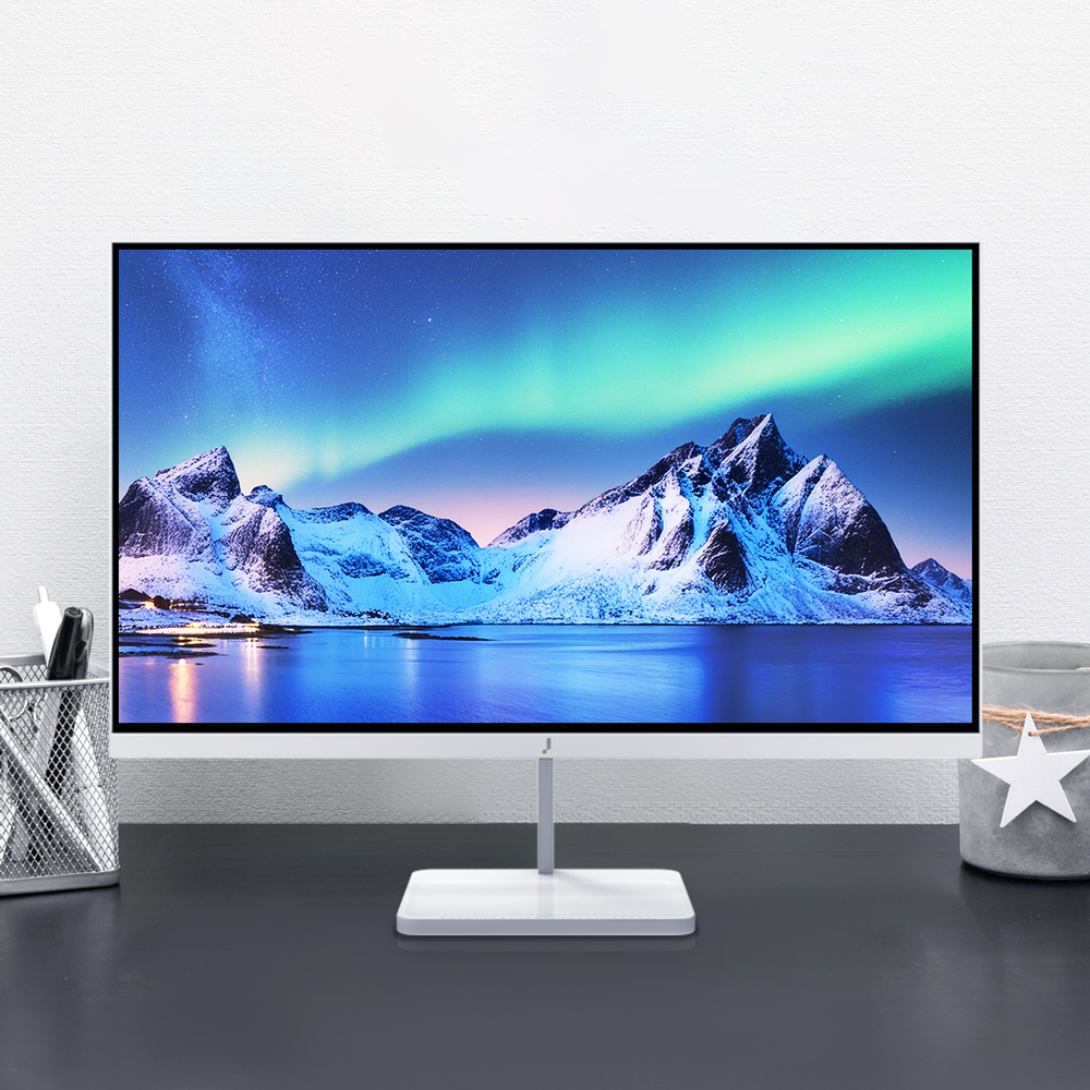 주연테크 V22FX-W FHD 100Hz 컴퓨터 모니터 화이트 54~56cm(22인치), 무결점