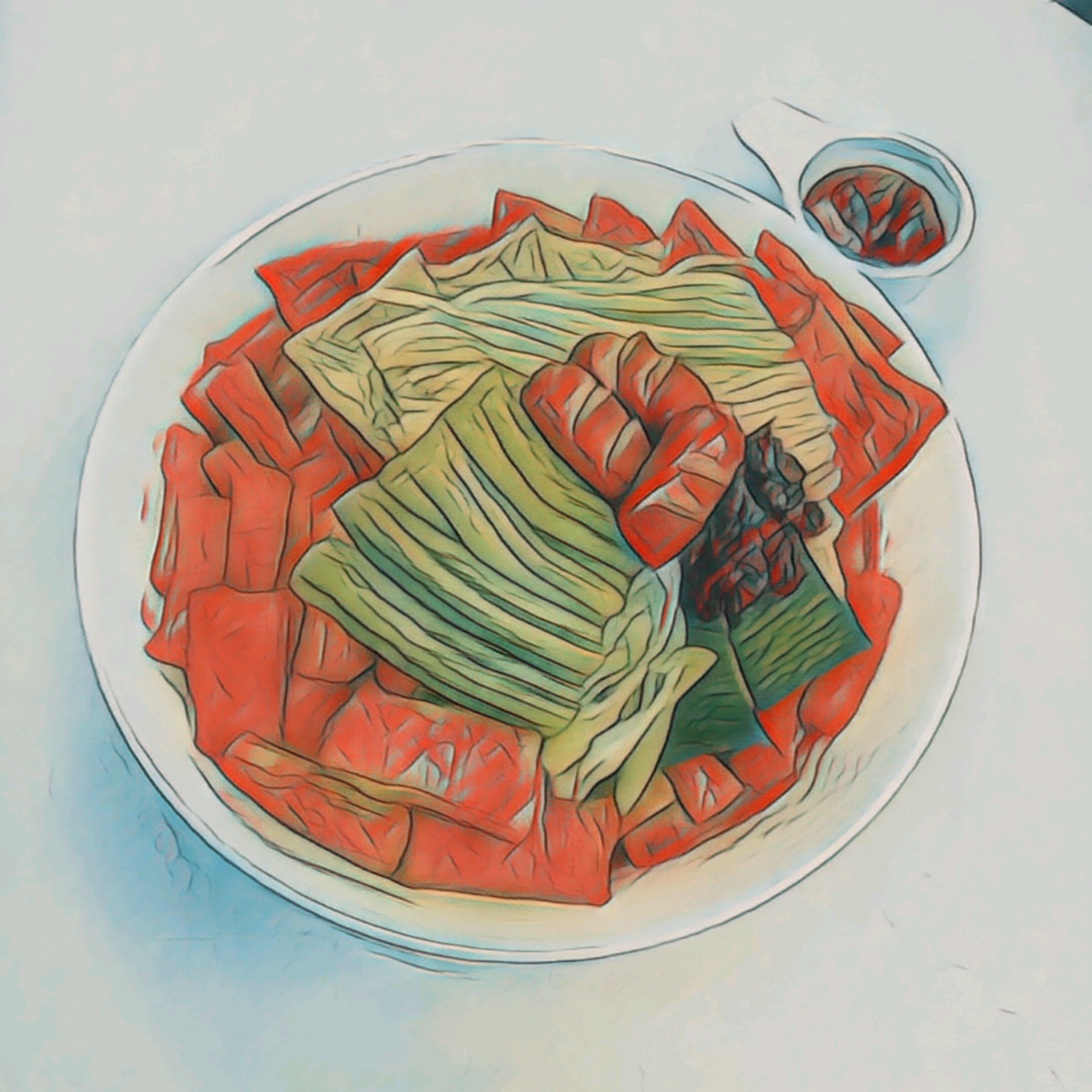 [대용량 2인분] 확 당기는 쫄면 떡볶이 704g 마라/매콤 쫄면 어묵 밀떡 분모자 먹스타 - 상세 이미지 2