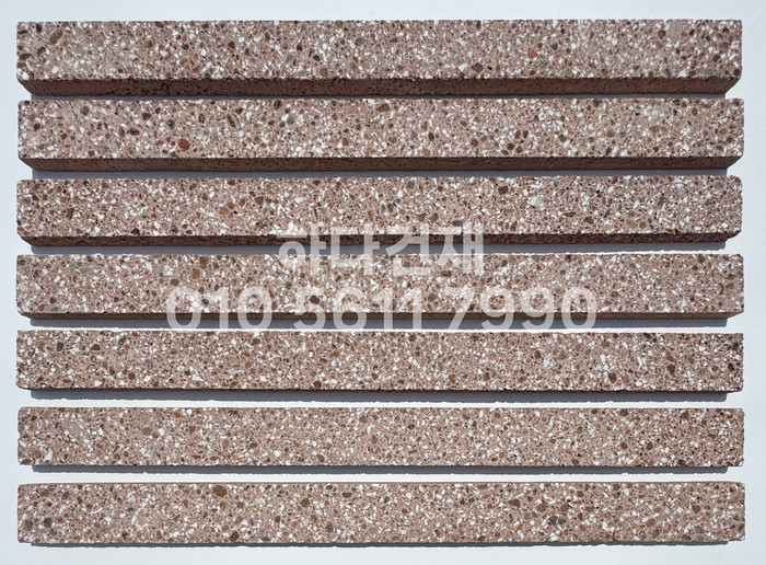 라일락 모노타일 슬림 500x40x18T 레드 / 하다건재 와이드벽돌타일