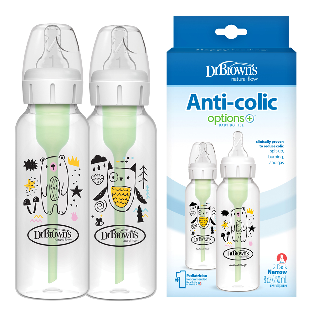 닥터브라운 오피셜 / PP 디자이너 젖병 내로우넥 250ml 2P, 1단계 젖꼭지포함 - 상세 이미지 4