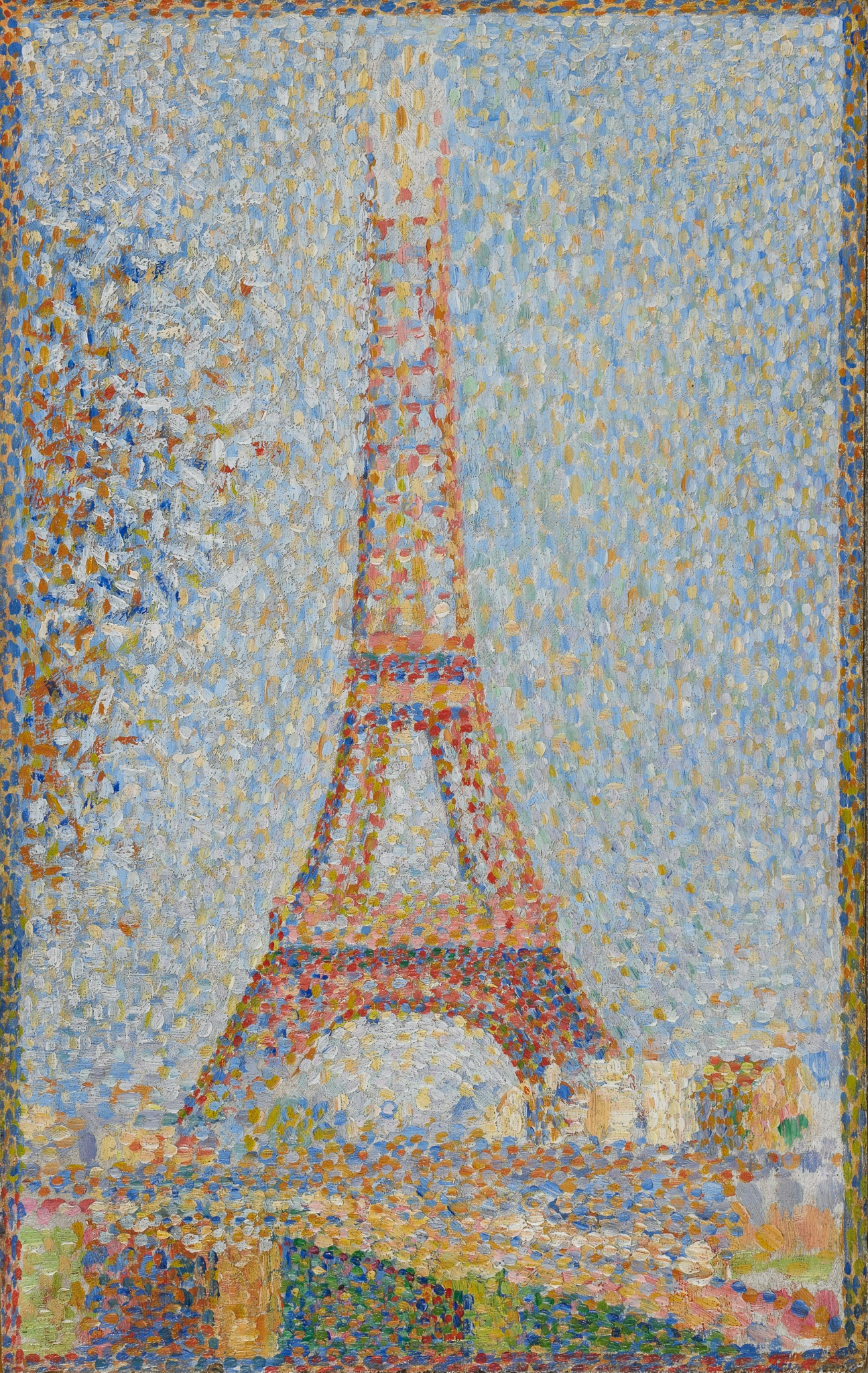Eiffel Tower 아트포스터 감성선물 쇠라 - 상품 이미지