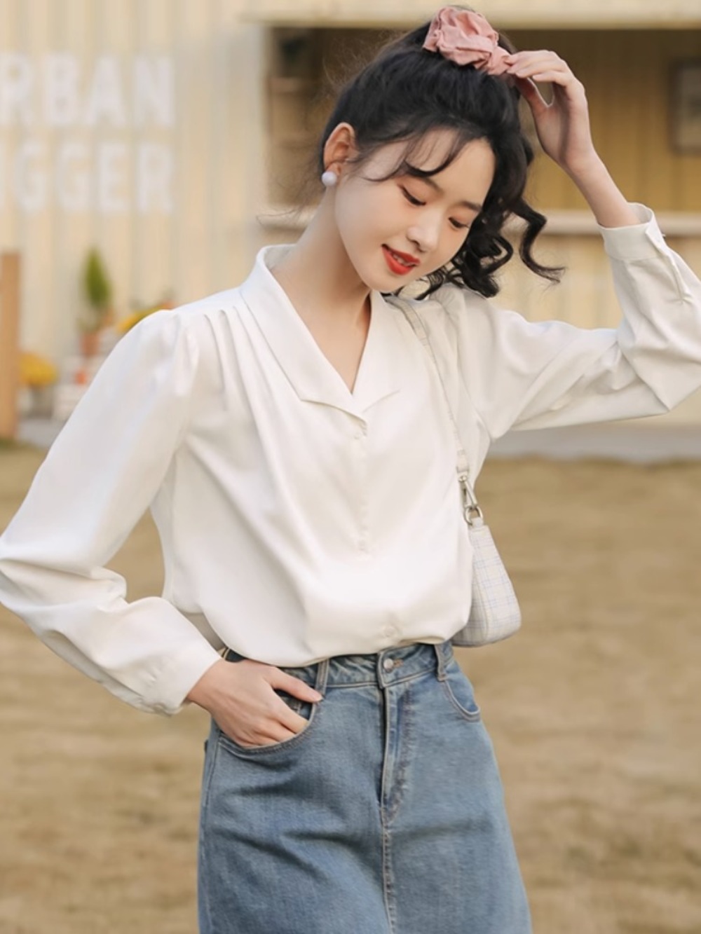 라디오스타 870회 장도연 블라우스 셔츠 오피스 정장 의상 옷 패션 - 상세 이미지 2