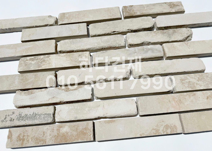 고벽돌타일 240x55x23T 백고벽돌타일 / 하다건재 파벽돌