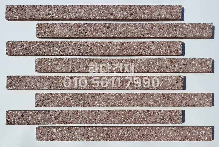 라일락 모노타일 슬림 500x40x18T 레드 / 하다건재 와이드벽돌타일