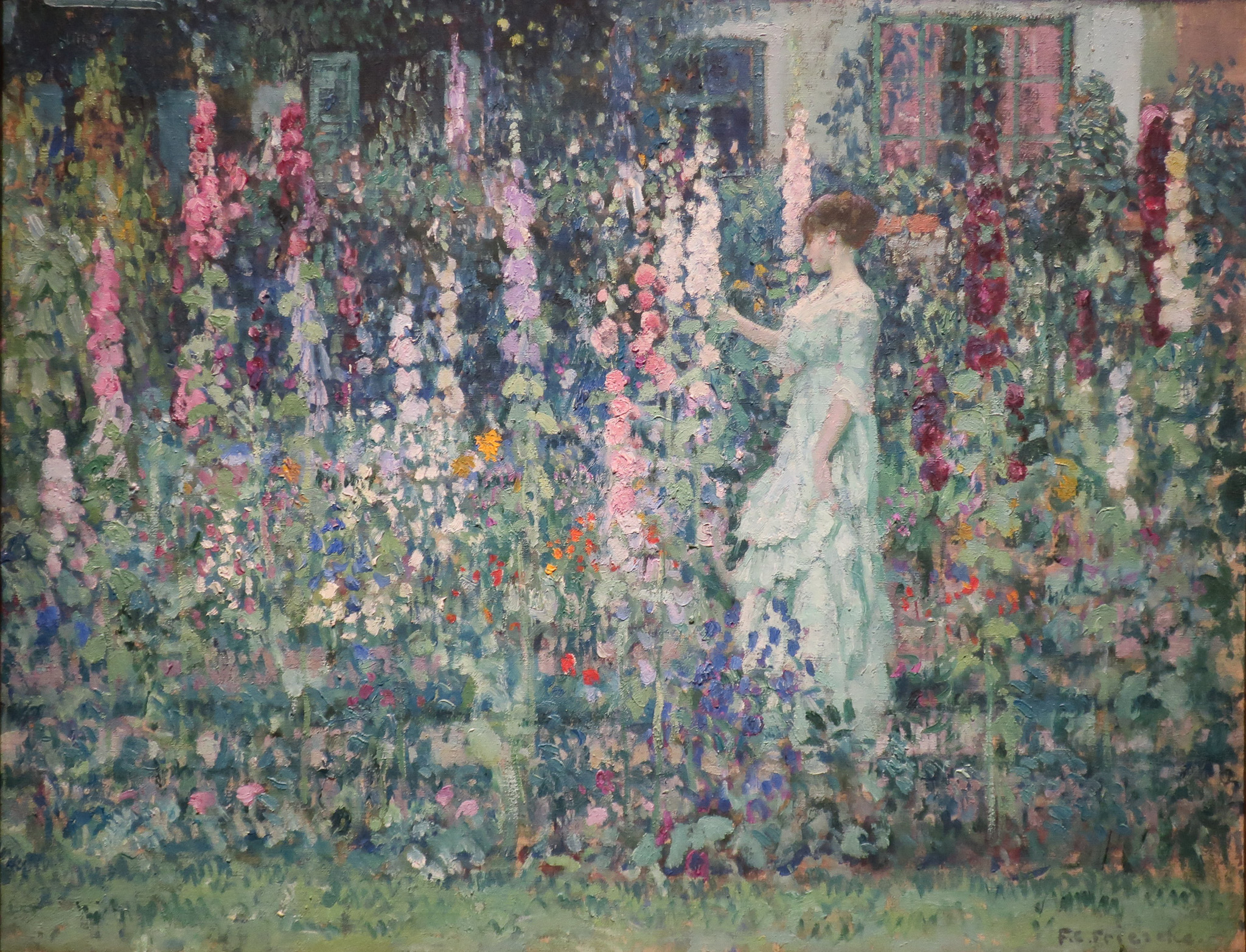 Hollyhocks 아트포스터 감성선물 프리세케 - 상품 이미지