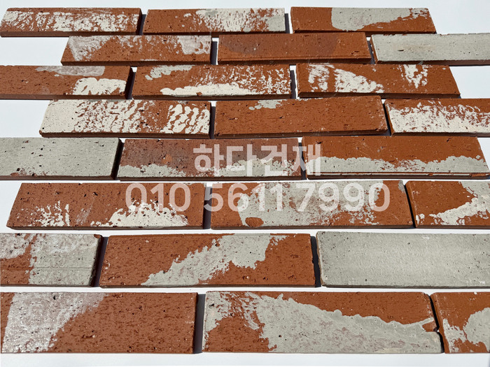 점토 고벽돌타일 240x60x12T 적고벽돌타일 / 하다건재