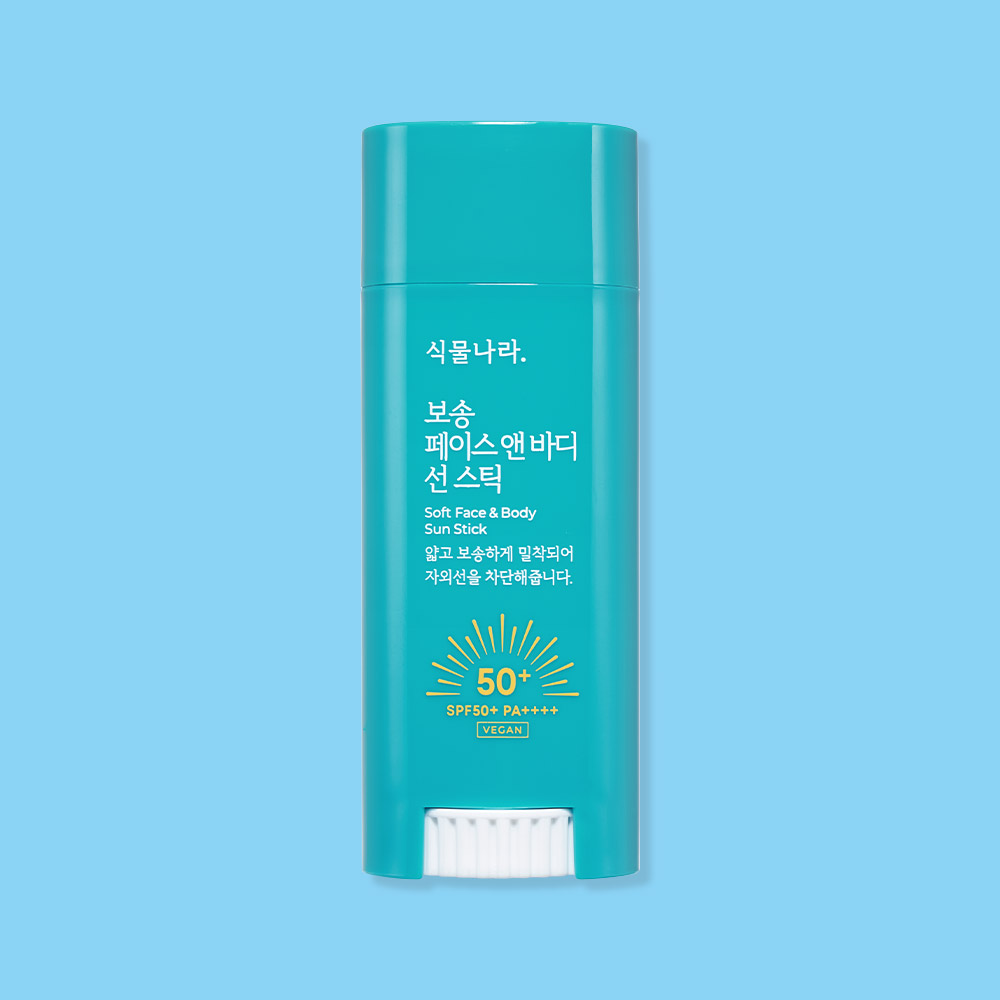 식물나라 보송 페이스 앤 바디 선스틱 30g, SPF50+ PA++++ 제품 이미지