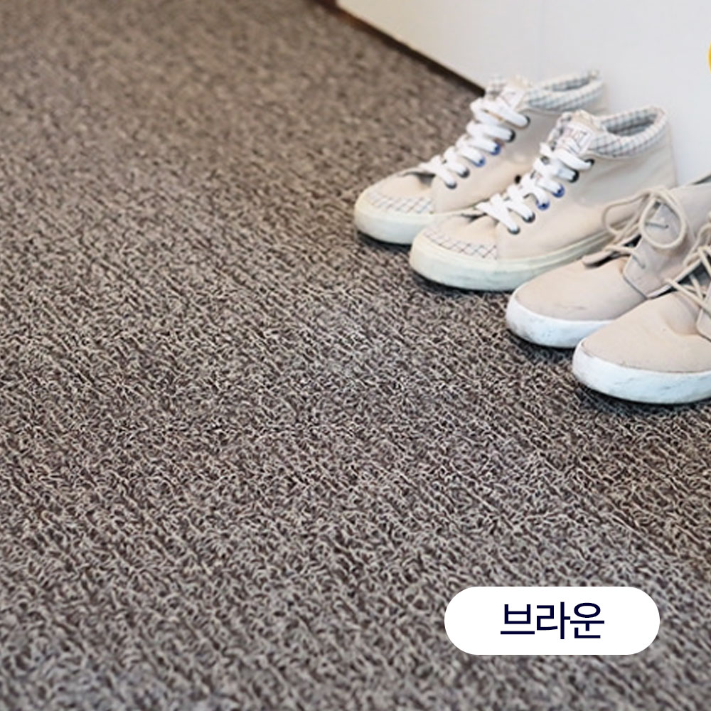 현관매트 현관코일매트 베란다 바닥 발코니 사무실 매장 업소용 오픈형두께15mm 폭60cm - 상세 이미지 4