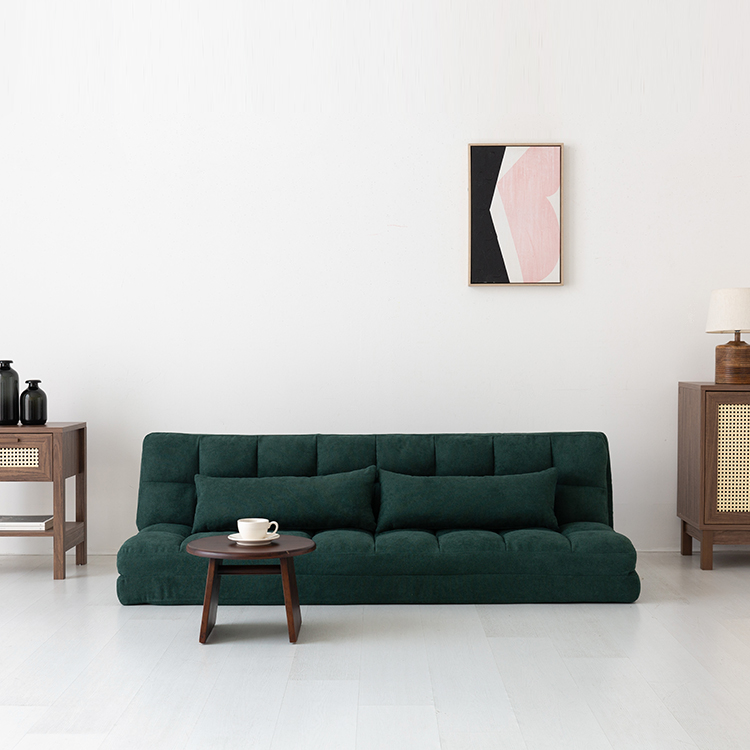 앰보 4인 좌식 소파베드 다크그린 0030.9264