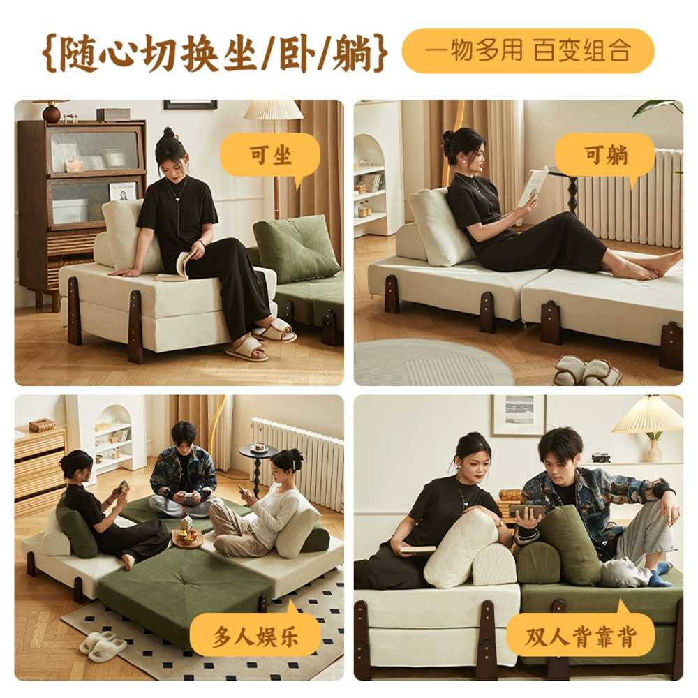 침대소파 접이식 침대쇼파겸용 트랜스포머 매트리스 일반 이미지 7