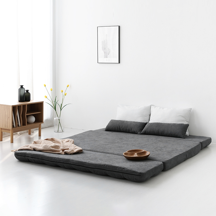 앰보 4인 좌식 소파베드 다크그레이 1652.2554