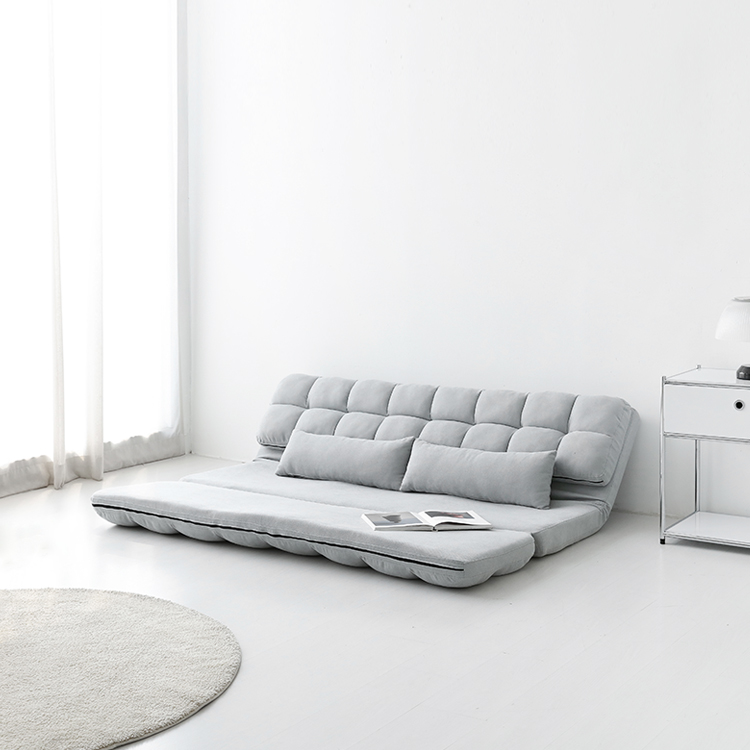 앰보 4인 좌식 소파베드 라이트그레이 6440.7584