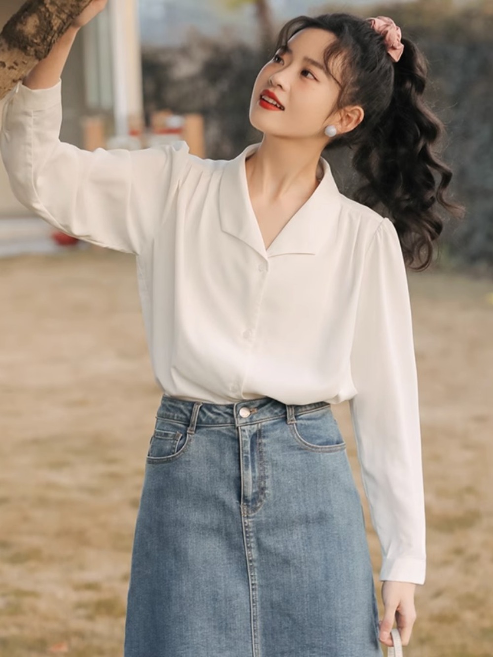 라디오스타 870회 장도연 블라우스 셔츠 오피스 정장 의상 옷 패션 - 상세 이미지 4