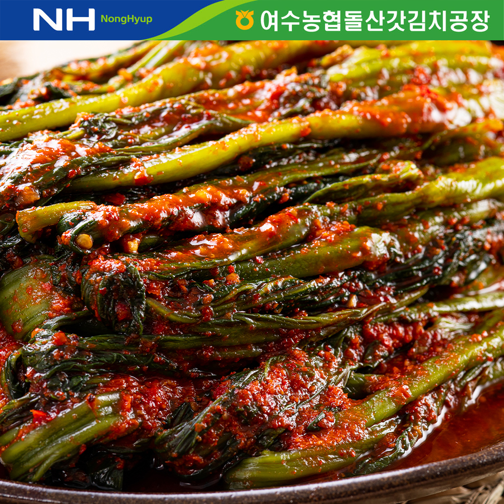 여수 돌산 갓김치 전라도식 국내산 김치 2kg