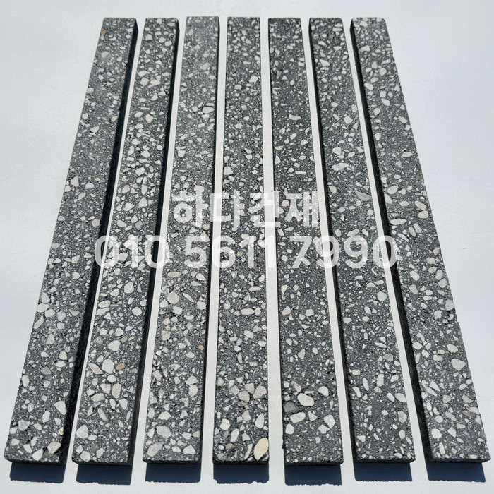 라일락 모노타일 슬림 500x40x18T 블랙 / 하다건재 와이드벽돌타일