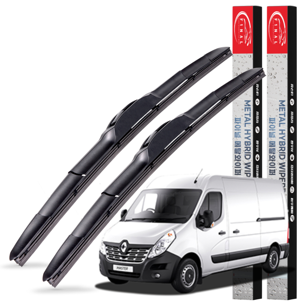1+1 르노 마스터 메탈 하이브리드 와이퍼 윈도우브러쉬 3S 650+650mm 이미지 6