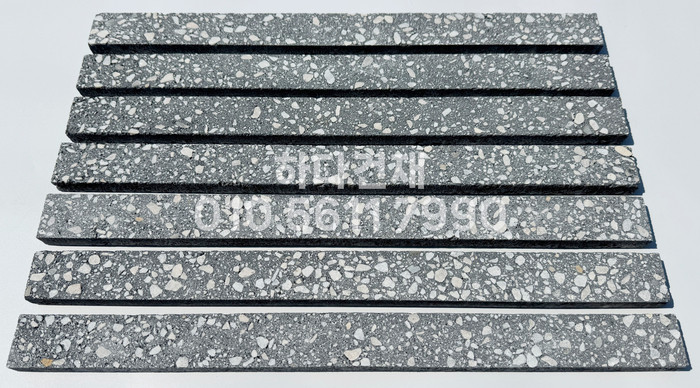 라일락 모노타일 슬림 500x40x18T 블랙 / 하다건재 와이드벽돌타일