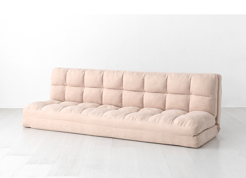 앰보 4인 좌식 소파베드 베이지 0465.8936