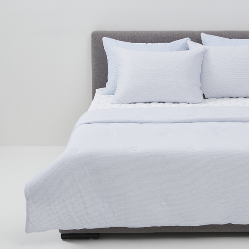 백화점냉감침구 레노마홈 시원한 여름 냉감이불 먼지없는 알러지방지 여름침구 프레쉬냉감 라이트그레이, Q(퀸)