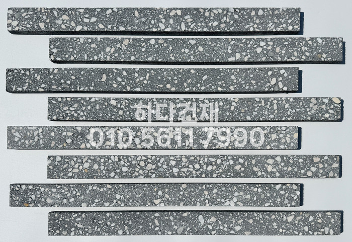 라일락 모노타일 슬림 500x40x18T 블랙 / 하다건재 와이드벽돌타일