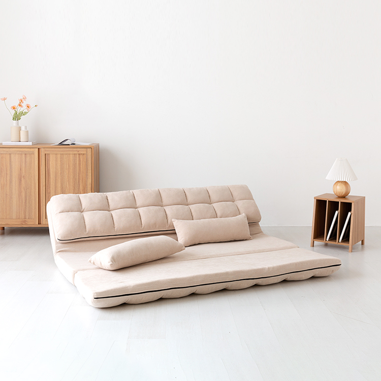 앰보 4인 좌식 소파베드 베이지 0465.8936