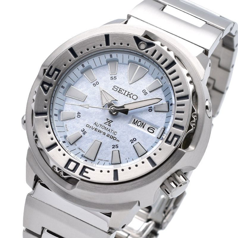 세이코 SEIKO 오토매틱 베이비튜나 스카이블루 남성 다이버 손목시계 SBDY053 - 메인 이미지