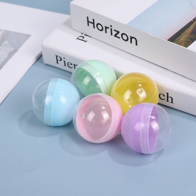 뽑기 캡슐 10개 45mm 추첨 볼 가챠 빈 공 투명 이벤트 랜덤 이미지 3