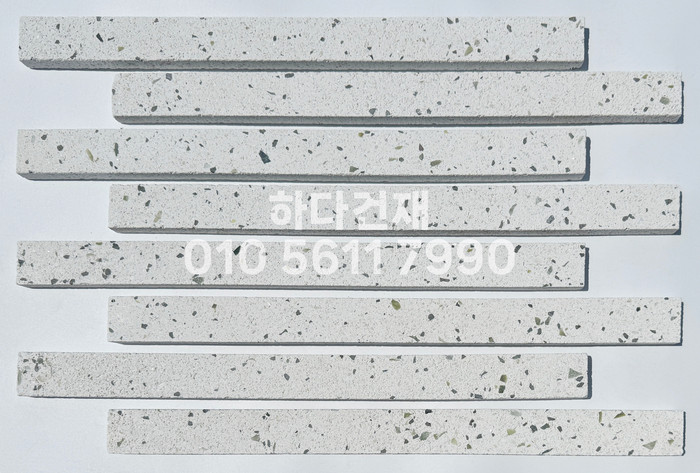 라일락 모노타일 슬림 500x40x18T 비취화이트 / 하다건재 와이드벽돌타일