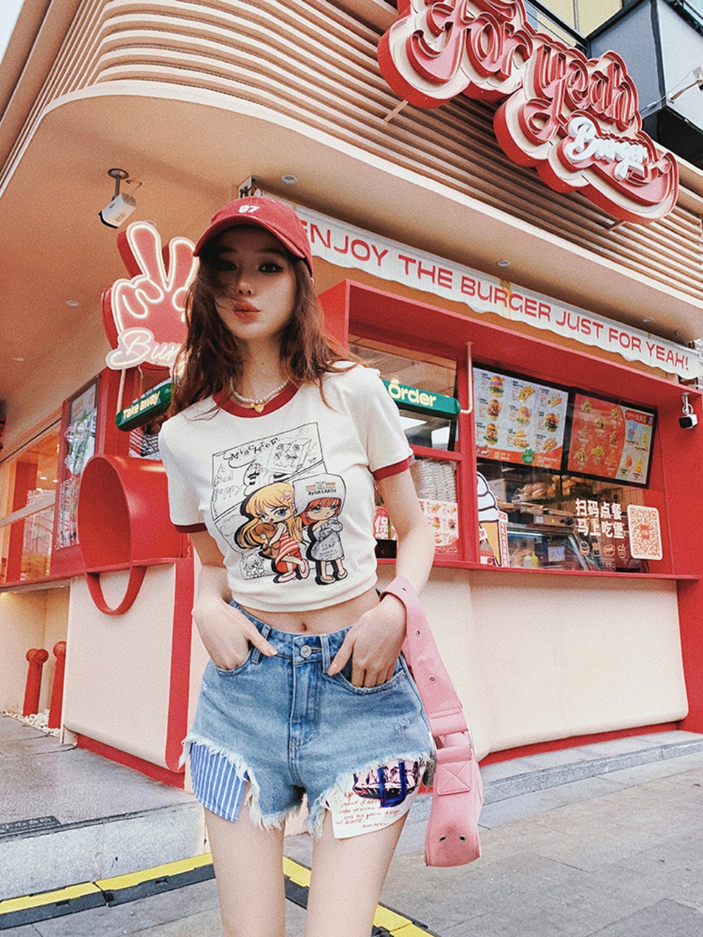 라디오스타 870회 최예나 데님 스커트 스트릿 힙한 의상 옷 패션 - 상세 이미지 4