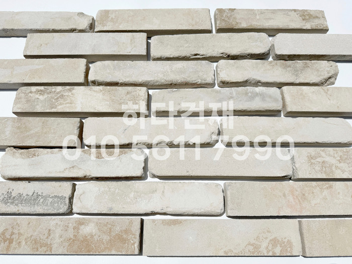 고벽돌타일 240x55x23T 백고벽돌타일 / 하다건재 파벽돌