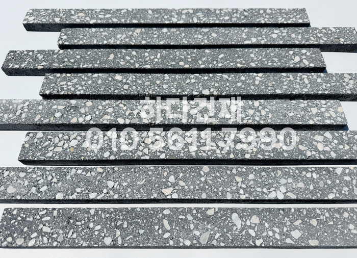 라일락 모노타일 슬림 500x40x18T 블랙 / 하다건재 와이드벽돌타일