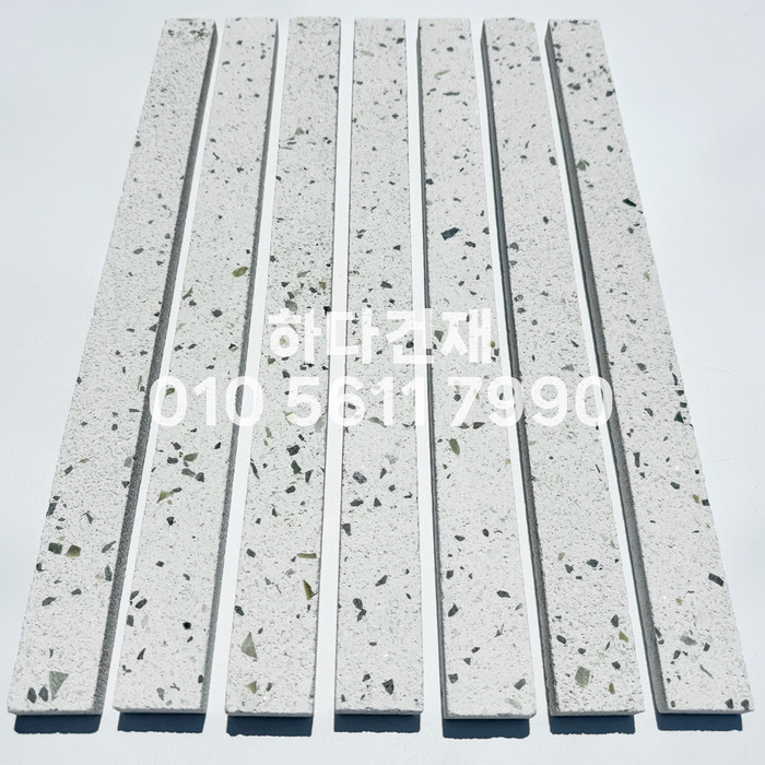 라일락 모노타일 슬림 500x40x18T 비취화이트 / 하다건재 와이드벽돌타일