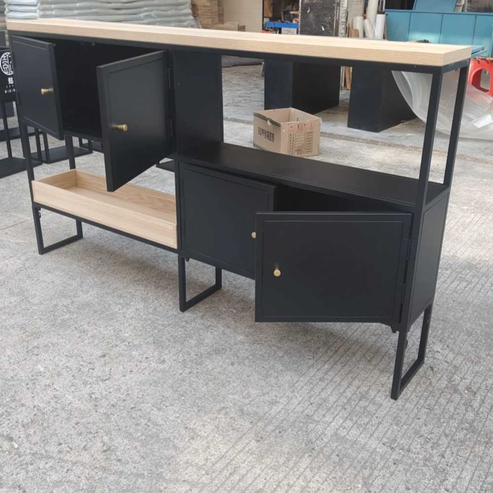 철제 낮은 파티션 사무실 가림막 화분 술집 가리개 A형 120x25x105 - 상세 이미지 3