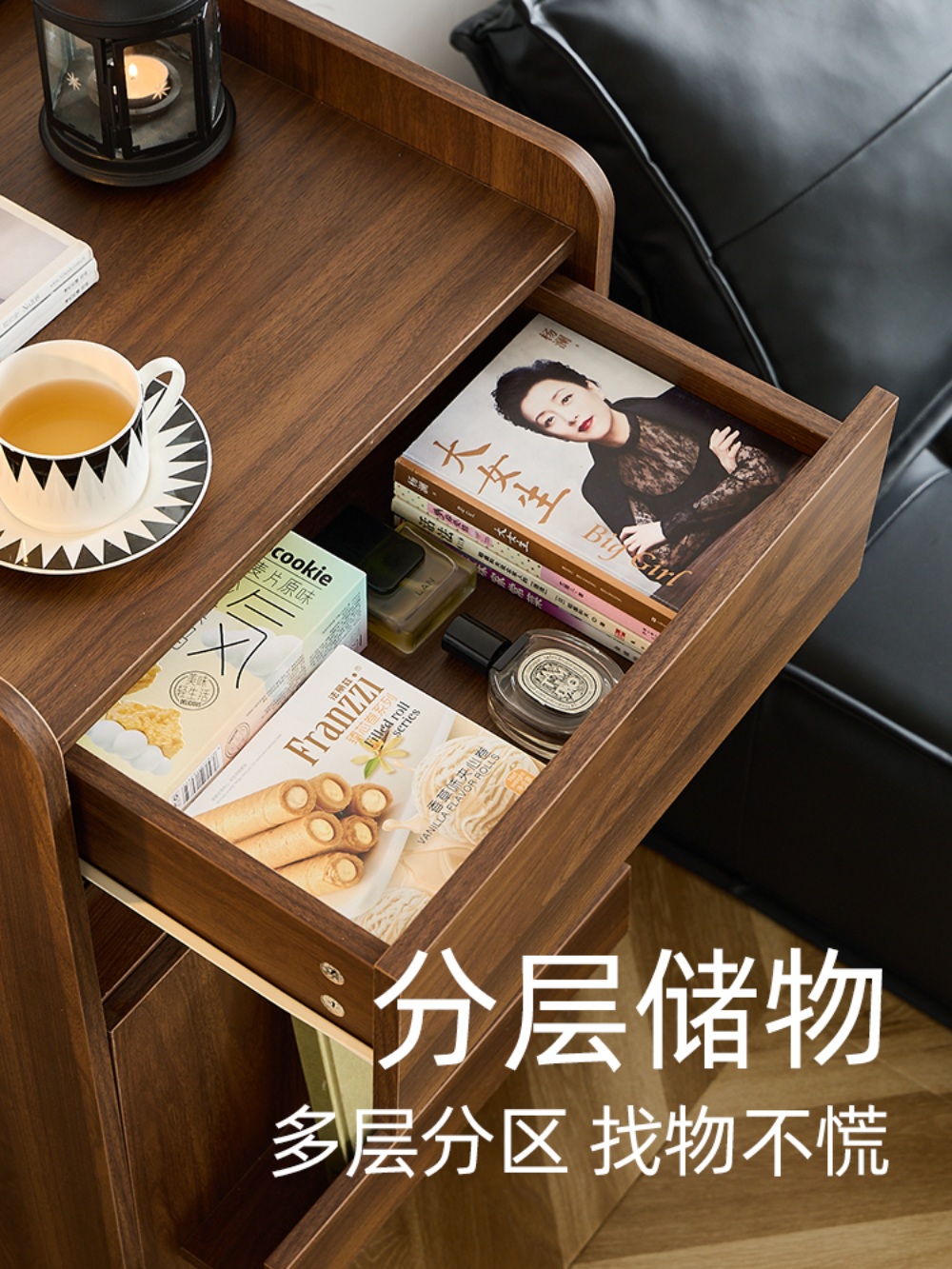 로봇청소기 수납장 틈새장 보관 화이트 틈새 보관함 거실 정리함 로봇청소기장 - 상세 이미지 3