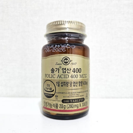 솔가 엽산 400 280mg x 100정