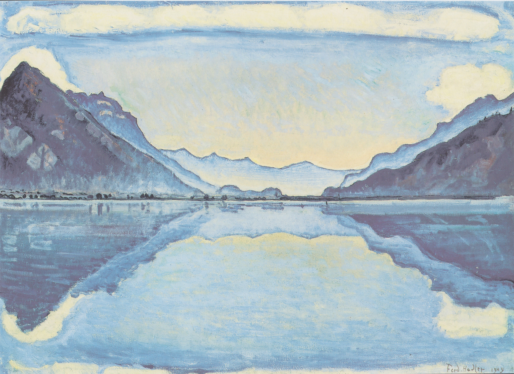 thun with symmetric mirroring 아트포스터 감성선물 후들러 - 상품 이미지