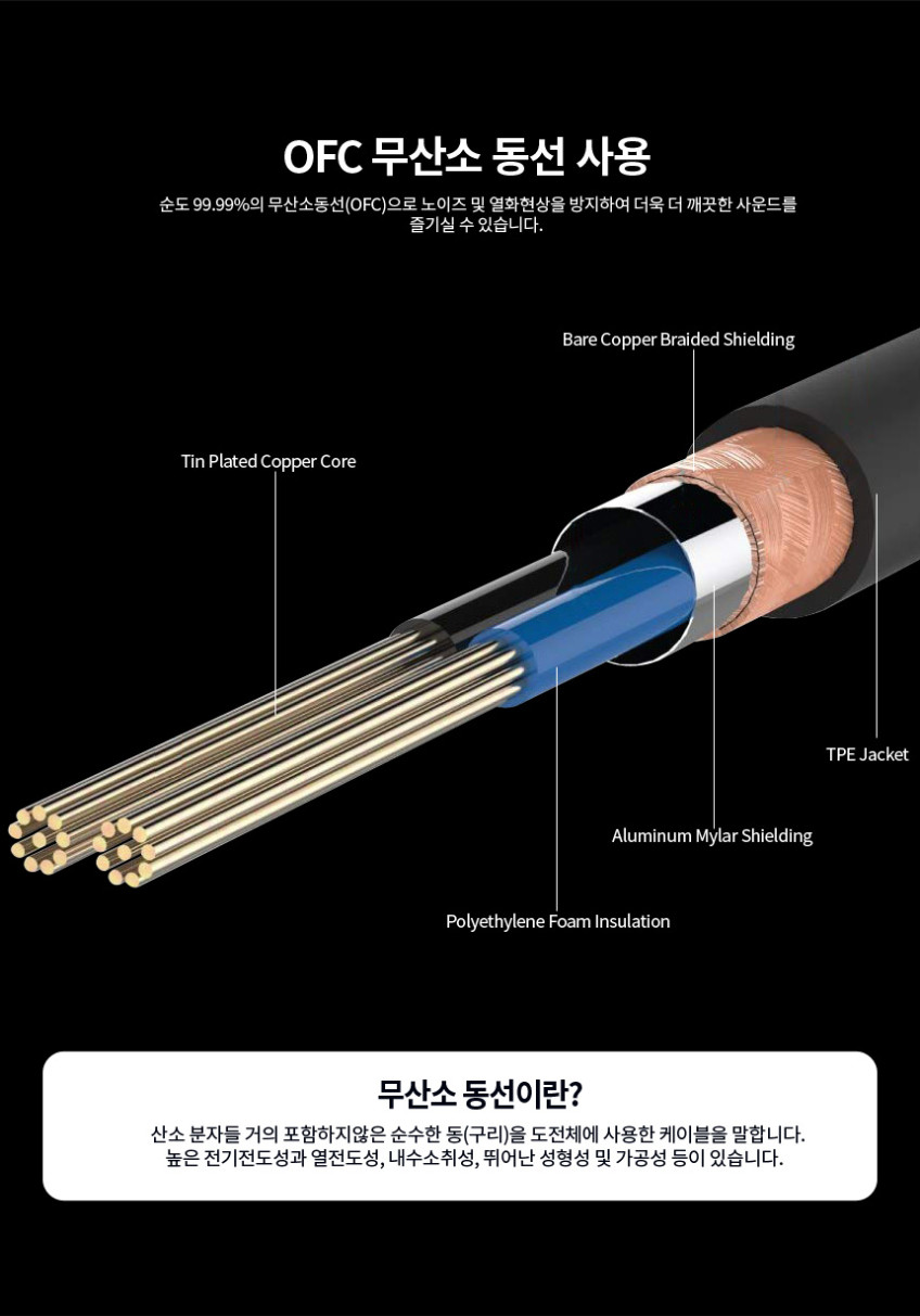 3.5mm 스테레오 AUX 3극 연장 케이블 연장선 억스 이어폰 헤드셋 마이크 사운드 단자 판매처 상세 정보 이미지 3