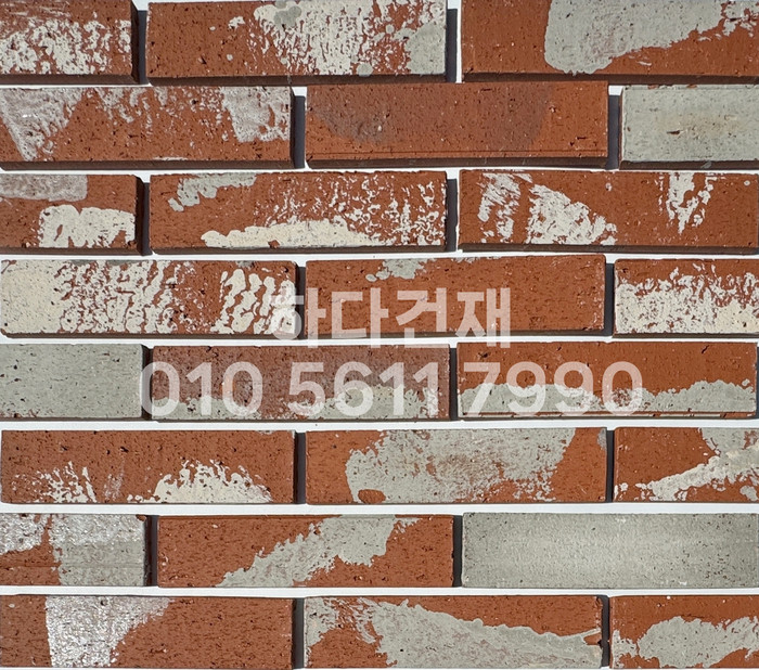 점토 고벽돌타일 240x60x12T 적고벽돌타일 / 하다건재