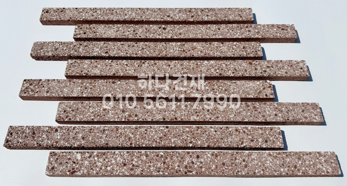 라일락 모노타일 슬림 500x40x18T 레드 / 하다건재 와이드벽돌타일