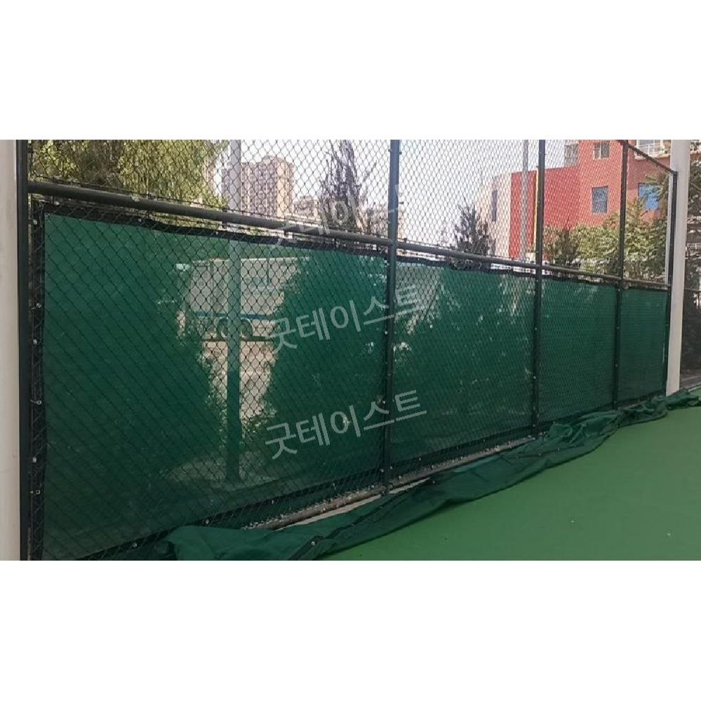 테니스장방풍망 야외 가림막 그물망 바람막이 차양막 풋살장 배드민턴장 울타리망 테니스장 - 메인 이미지