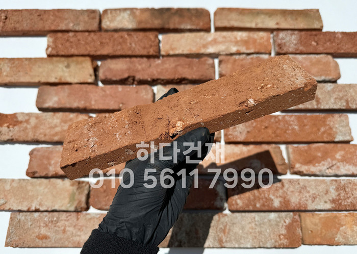 고벽돌타일 240x55x23T 적고벽돌타일 / 하다건재 파벽돌