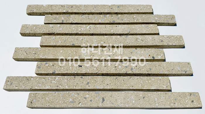 라일락 모노타일 슬림 500x40x18T 허니베이지 / 하다건재 와이드벽돌타일