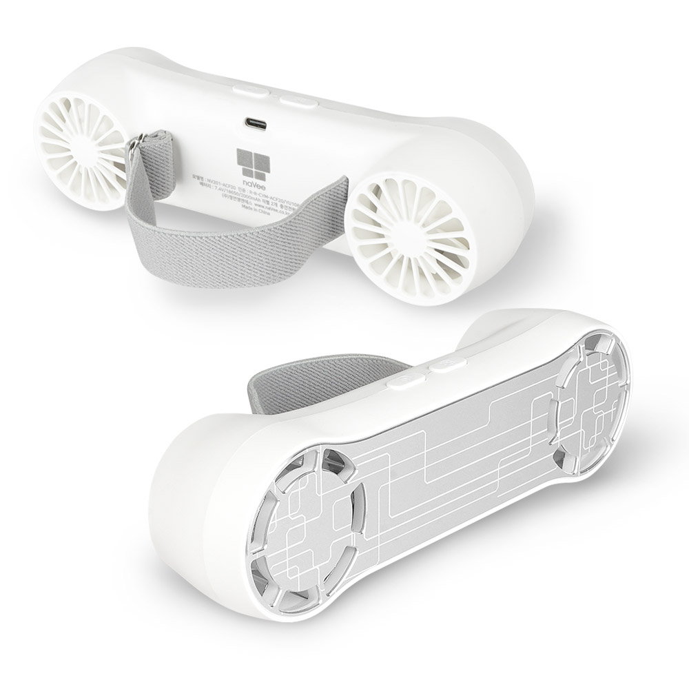 트윈터보 휴대용 미니 에어컨 손선풍기 나비 NV201-ACF20