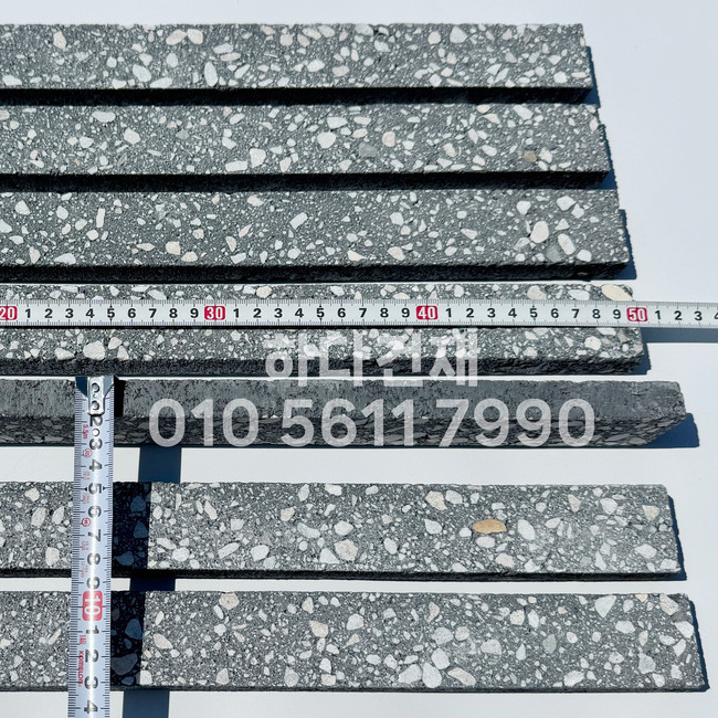 라일락 모노타일 슬림 500x40x18T 블랙 / 하다건재 와이드벽돌타일