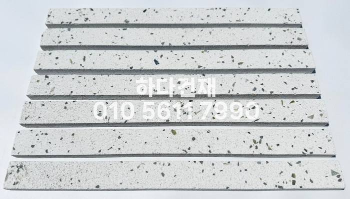 라일락 모노타일 슬림 500x40x18T 비취화이트 / 하다건재 와이드벽돌타일