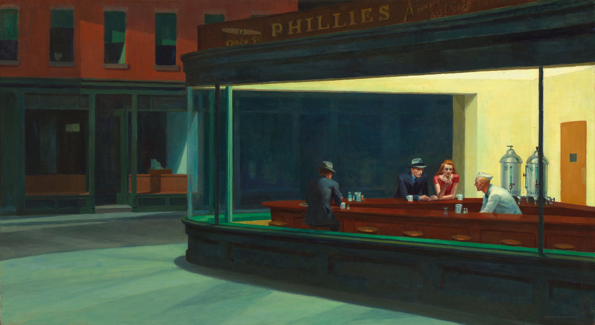 Nighthawks 아트포스터 감성선물 호퍼 - 상품 이미지