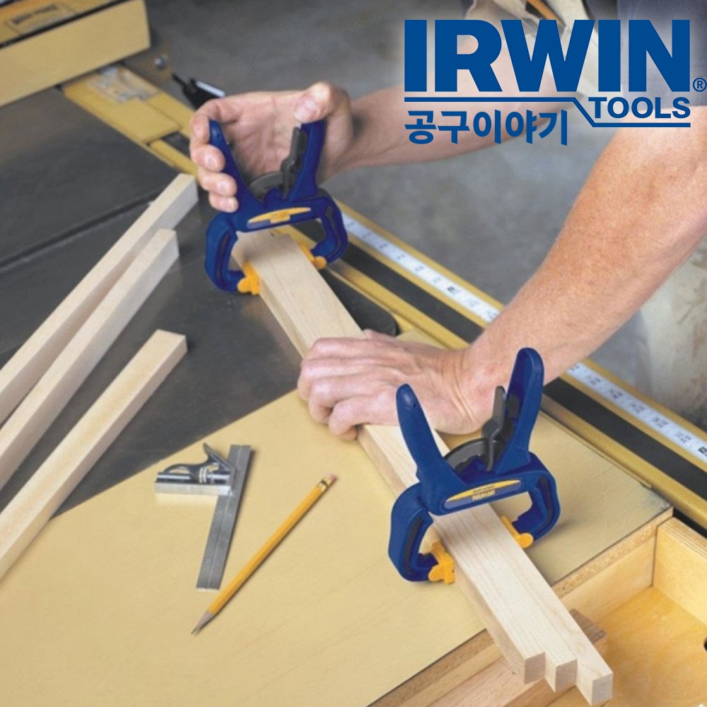 어윈 퀵그립 핸디 클램프 59200 목공 만력기 50mm - 상품 이미지