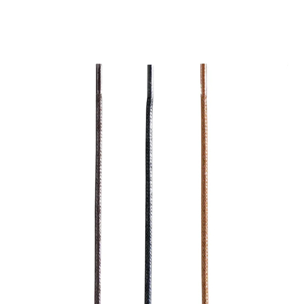 사피르 왁스 라운드 구두 끈 90cm 운동화 부츠 가죽 정장 신발 슈레이스 이미지