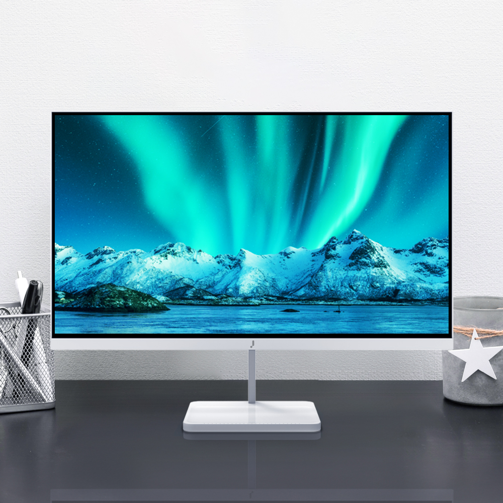 주연테크 V27FX-W FHD 100Hz 컴퓨터 모니터 화이트 68~69cm(27인치), 무결점 - 상품 이미지