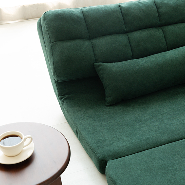 앰보 4인 좌식 소파베드 다크그린 0030.9264